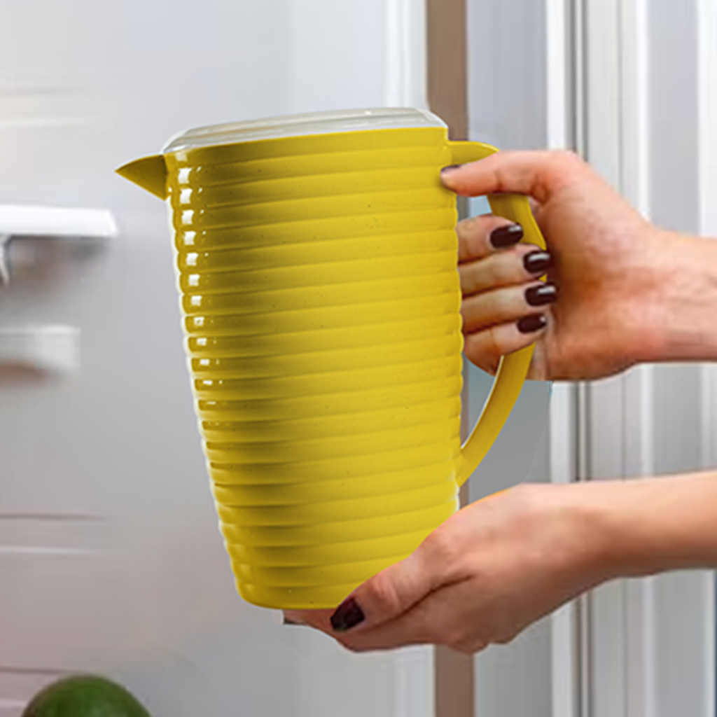 Jarras Color com Tampa Transparente 2L